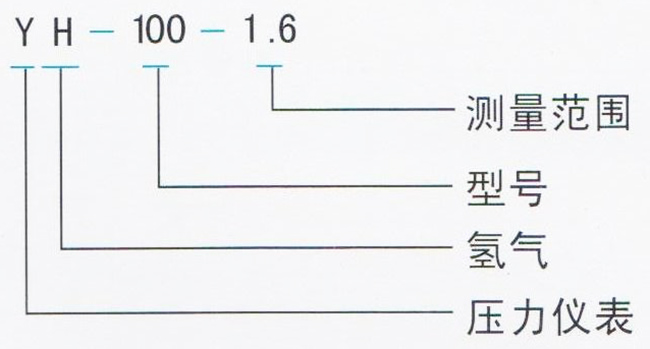 YH系列氫壓力表