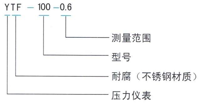 YTF系列全不銹鋼壓力表